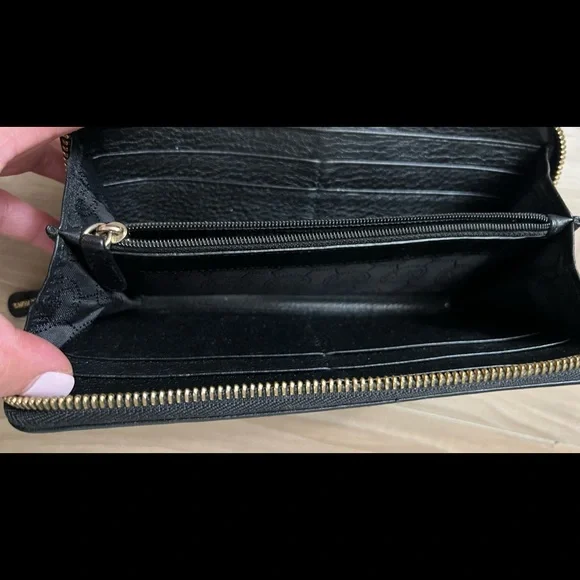 Michael Kors Black Leather Wallet - Picture 6 of 12
